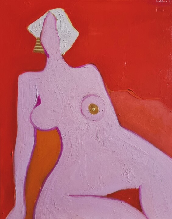 Rouge 绘画, 23.6x19.7 in