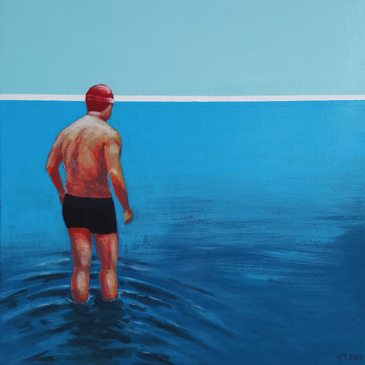 Channel 绘画, 15.8x15.8 in