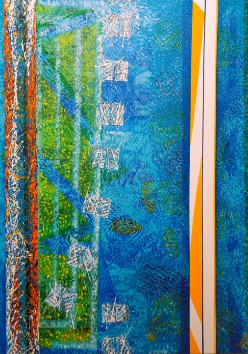 Lost Highway 绘画, 27.6x19.7 in