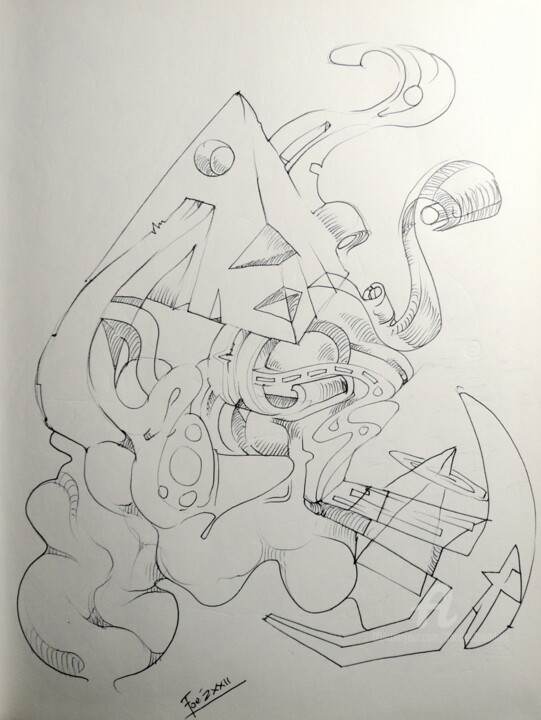 brumes triangles 图画, 11.7x8.3 in