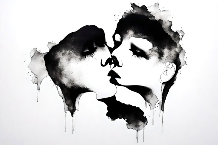 The Kiss No.1 数字艺术