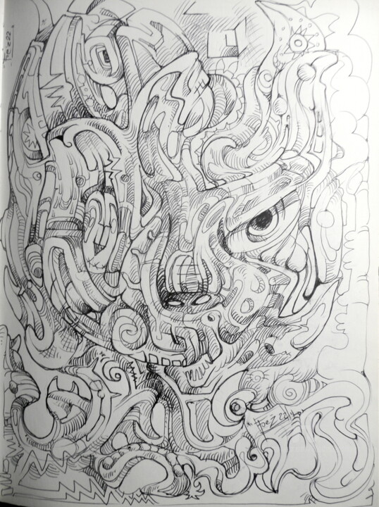 图画,  11.7x8.3 in 