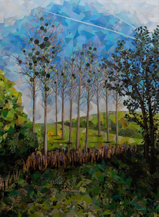 拼贴,  51.2x38.2 in 