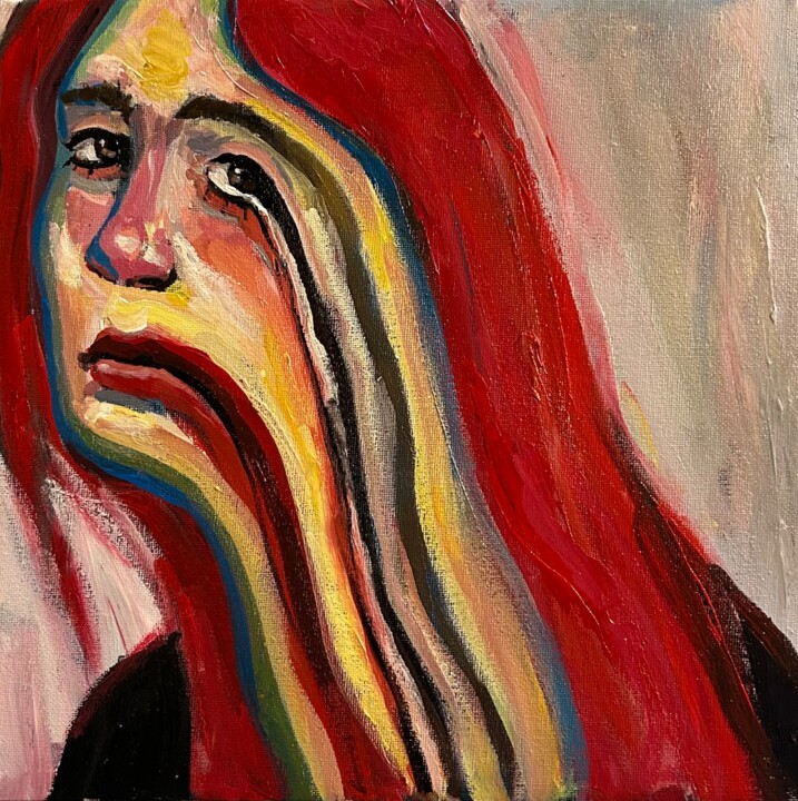 Derealisation 绘画, 11.8x11.8 in