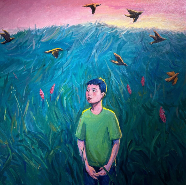 绘画,  23.6x23.6 in 