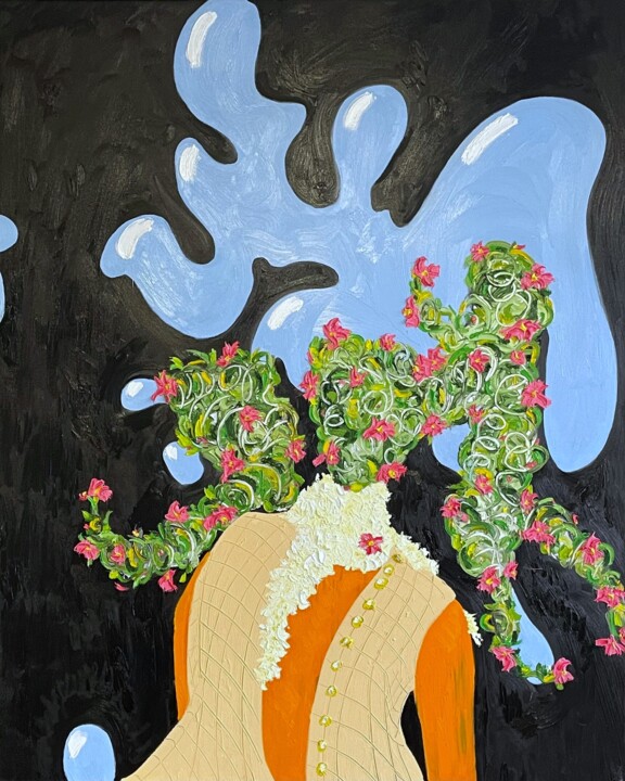 绘画,  60x48 in 