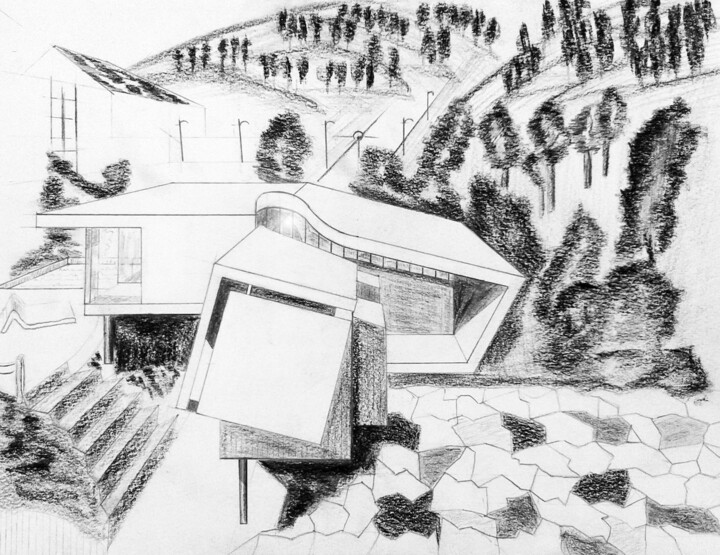 Snøhetta Рисунок, 8,3x11,8 in