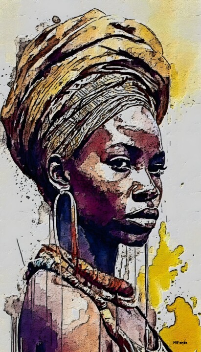 "Força e Beleza Negra" 数字艺术
