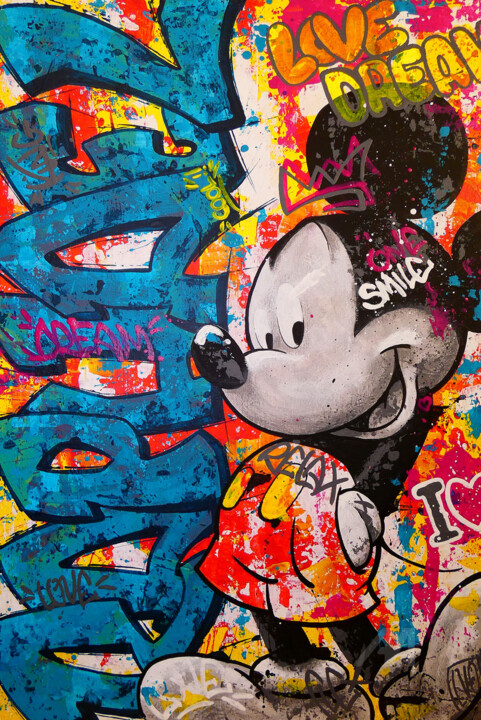 Mickey 绘画, 23.6x15.8 in