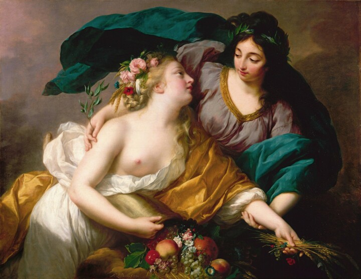 La Paix ramenant l'Abondance Painting, 40.4x52.2 in