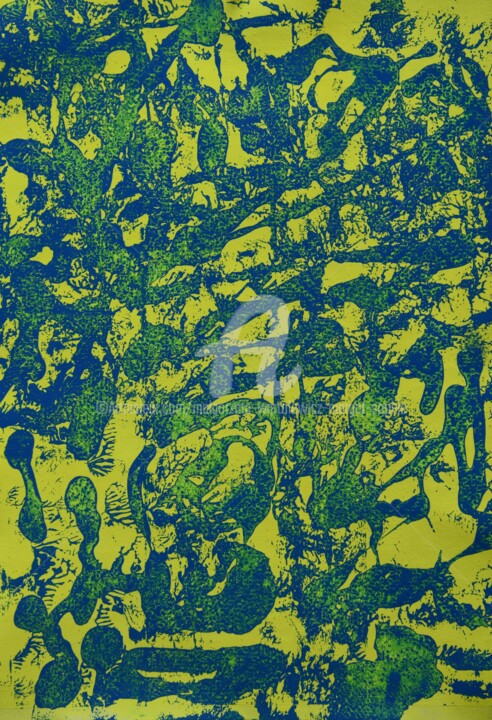 Under the Microscope 印花与版画, 18.9x13.4 in