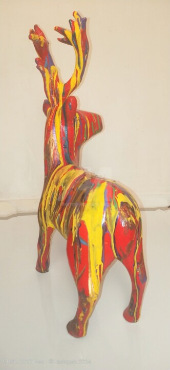 Le cerf de dos © 雕塑