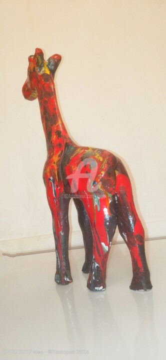 La girafe de dos © 雕塑, 20.9x10.8 in