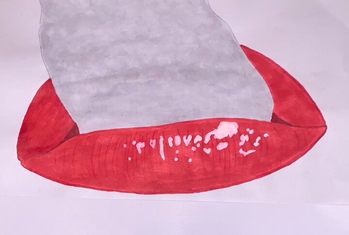 绘画,  7.1x11 in 