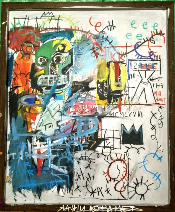 J suis1 immigrés 绘画, 26.4x22.1 in