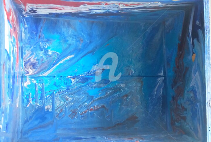 Les montagnes bleues © 设计, 13x10.2 in