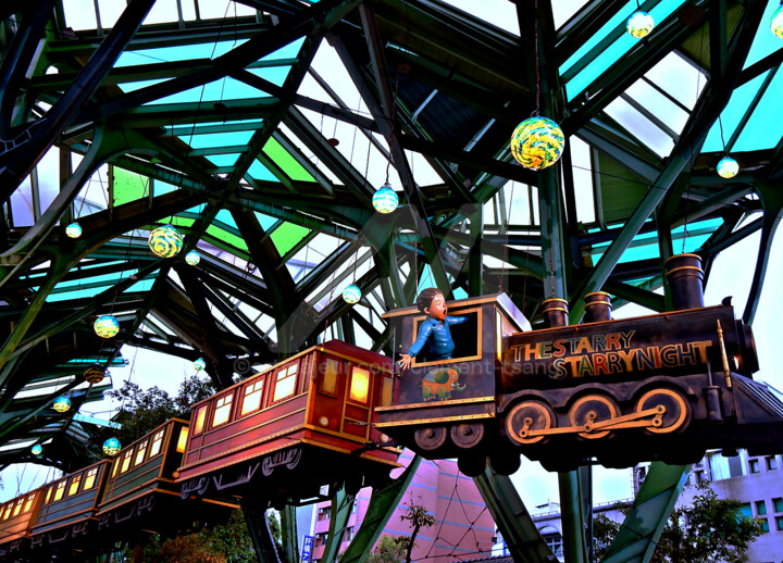The Train Display at Train Station 摄影