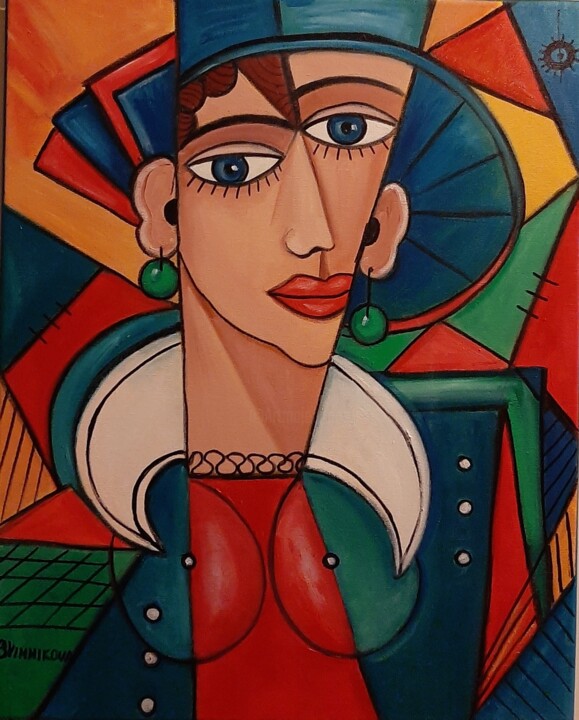 Madame 绘画, 19.7x15.8 in