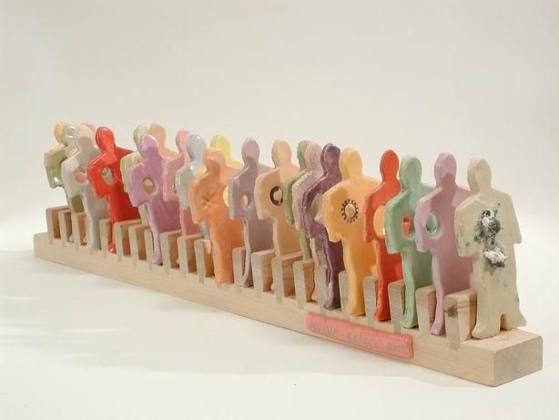 Sculpture titled "The Line" by Aviva Beigel, Original Artwork