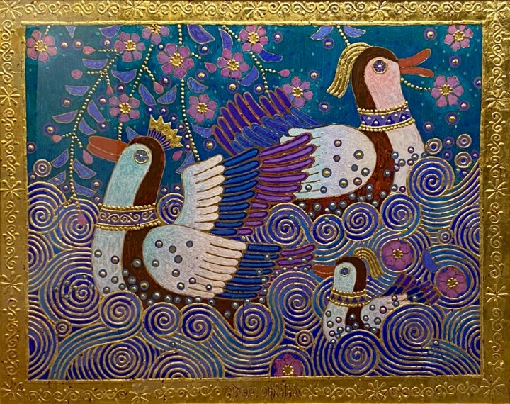 FAMILY REUNION 绘画, 28.7x36.2 in