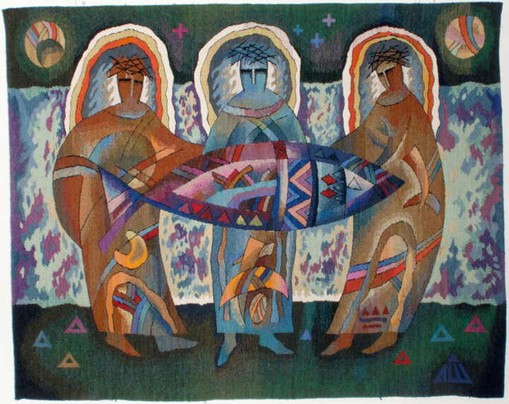 Textielkunst,  48,8x60,6 in 