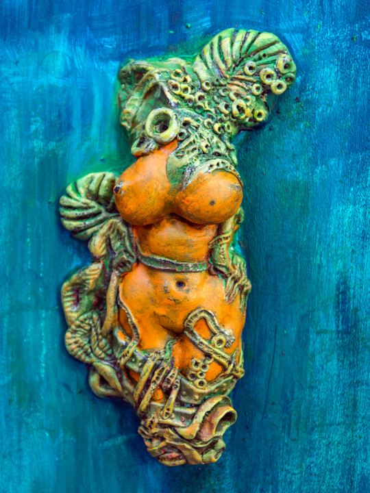 "NIMFA" 雕塑, 5.5x2.8 in