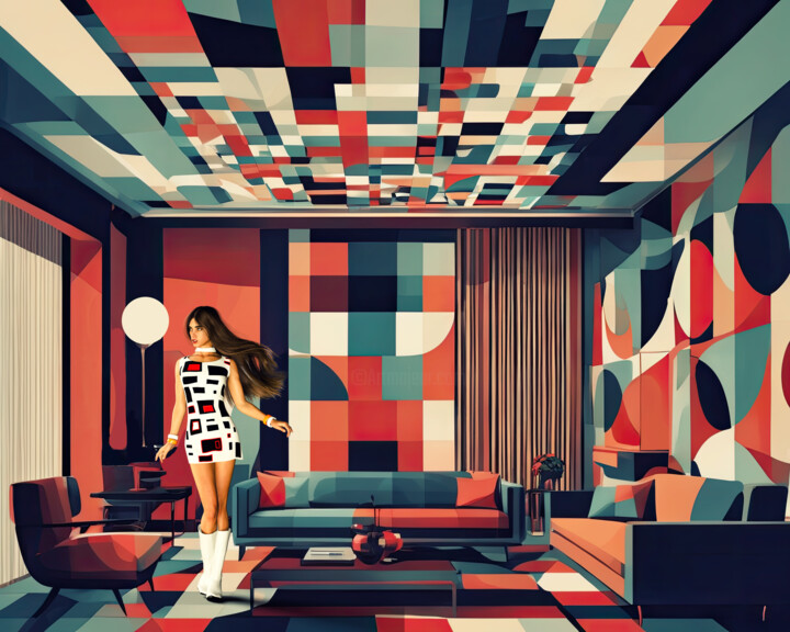 Seventies Beauty 数字艺术