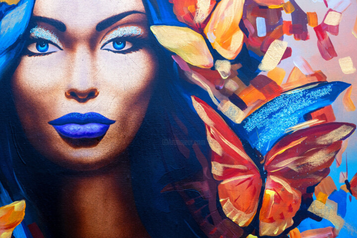 Artwork's surface or texture