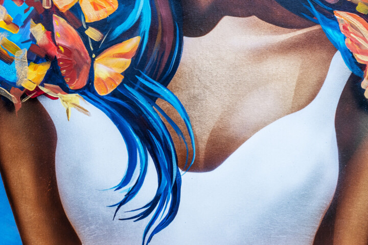 Artwork's surface or texture