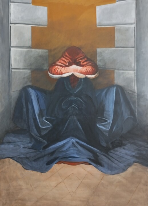 绘画,  33.9x24 in 