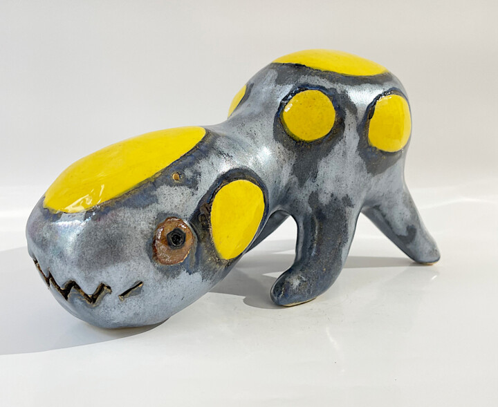 Fantasy Hippopotamus 雕塑, 4.7x9.1 in