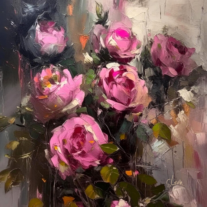 R2JF roses port de bras 数字艺术