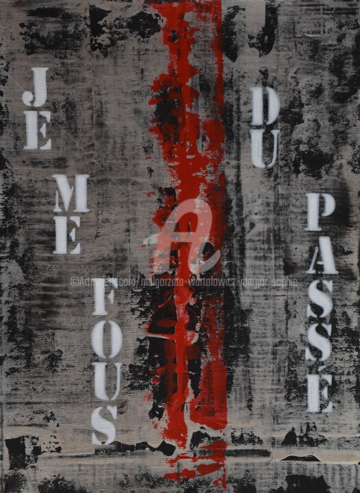Leave the Past behind Printmaking, 18.1x15.8 in