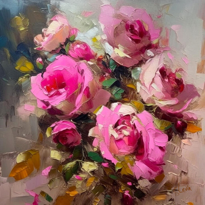 R3JF roses rond de jambe 数字艺术