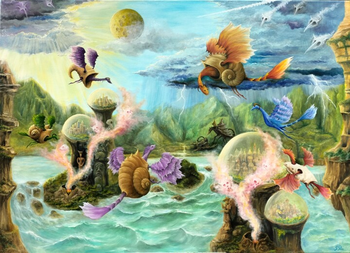 绘画,  43.3x55.1 in 