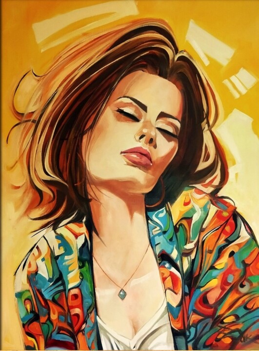 SARA II 绘画, 31.5x23.6 in