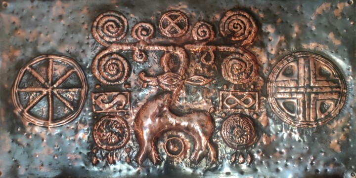 Design getiteld ""Deer" from illustr…" door Alexey Saralidze, Origineel Kunstwerk, Accessoires