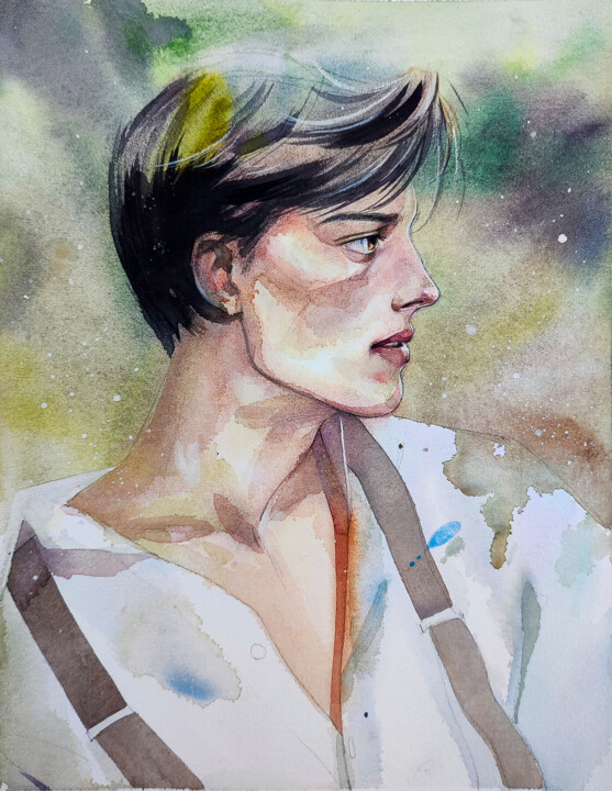 April 绘画, 12.6x9.8 in