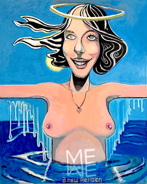 Jaffa "la belle" (triptyque) 绘画, 39.4x31.9 in
