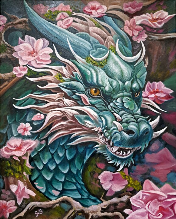 Dragon. Tablo, 19,7x15,8 in