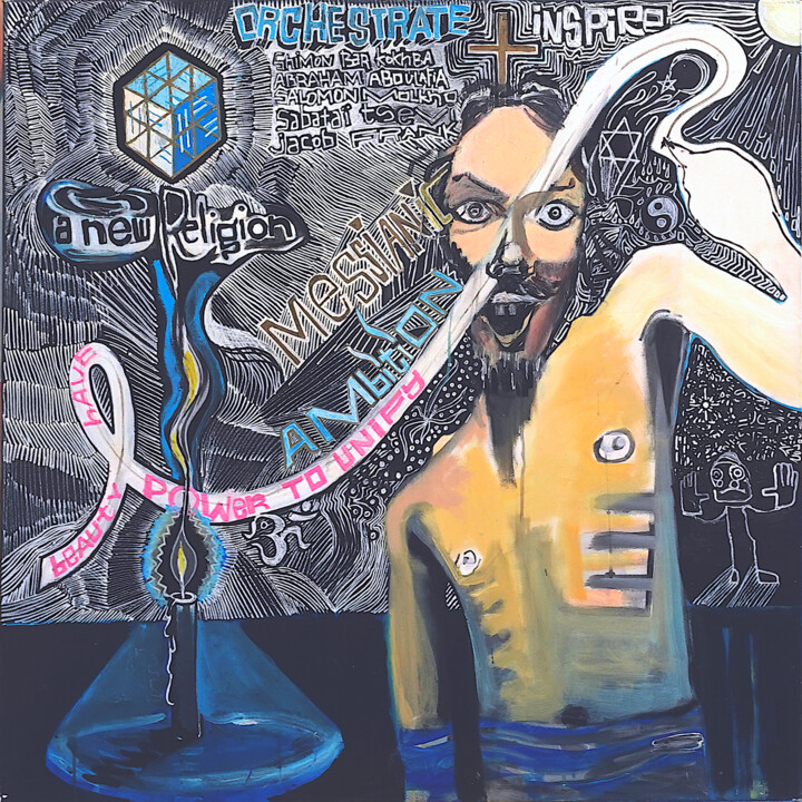 Messianic Ambition 绘画, 39.4x39.4 in