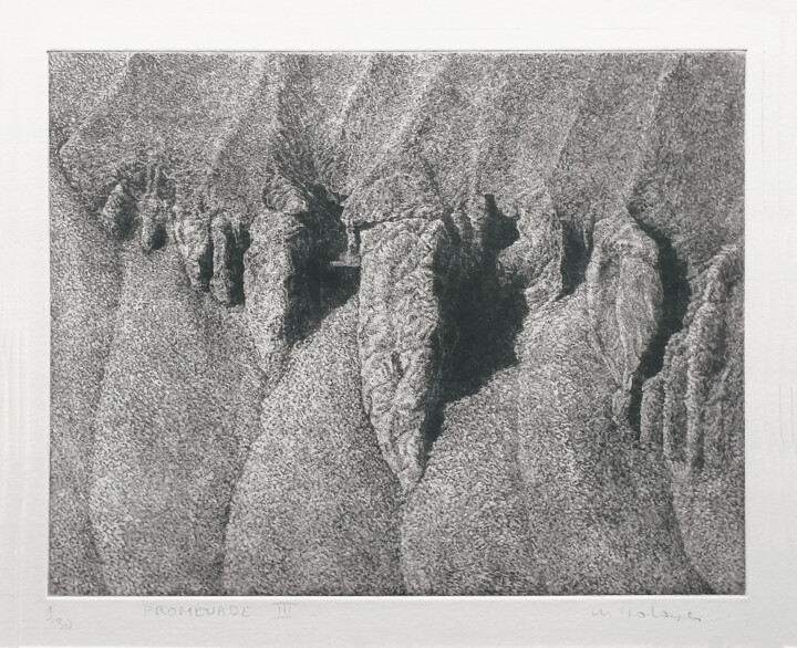 Promenade 3 印花与版画, 8.3x10.6 in