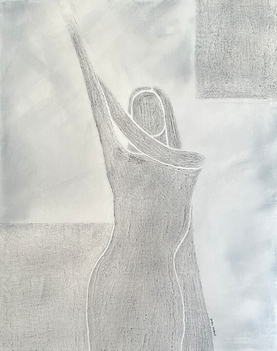 Up! Sandy Effect 绘画, 19.7x15.8 in