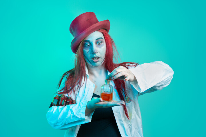 Clown-enstein Fotoğraf, 15,8x23,6 in