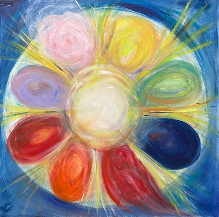 The Planetary Gate 绘画, 39.4x39.4 in