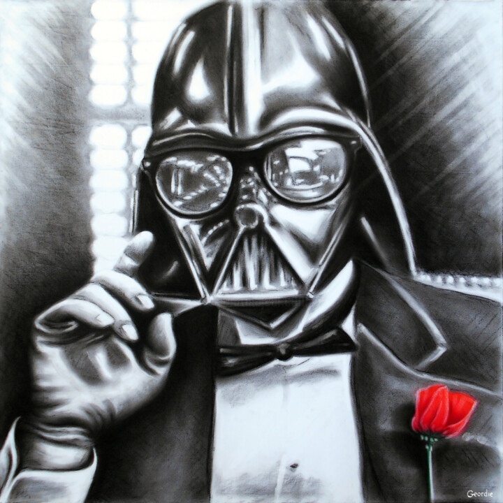 Dark Vador - L'Homme robot 图画, 39.4x39.4 in