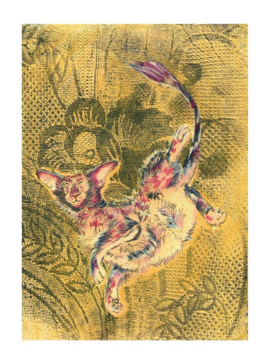Peinture intitulée ""Summer" is an orig…" par Viktoriia Gunina, Œuvre d'art originale, Crayon