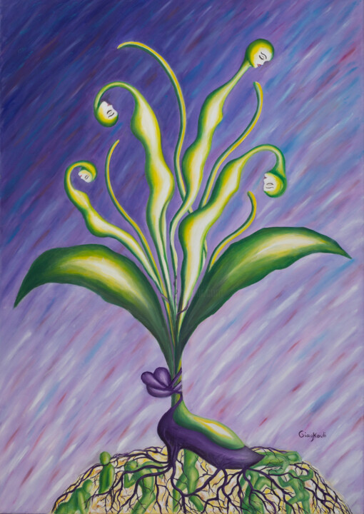 My manifold self 绘画, 39.4x27.6 in