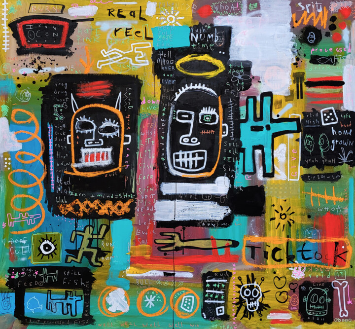 Home Grown & Processed 绘画, 44.5x48 in