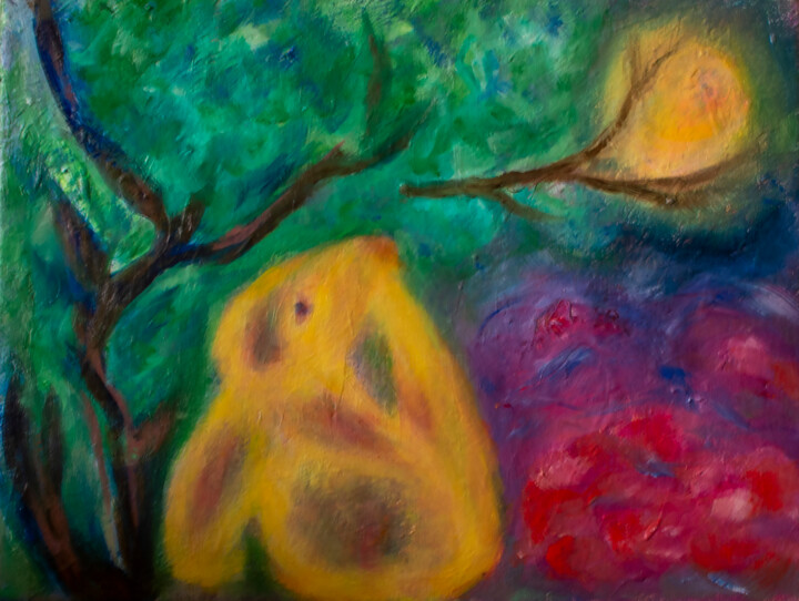 Lovely Night 绘画, 11.8x15.8 in